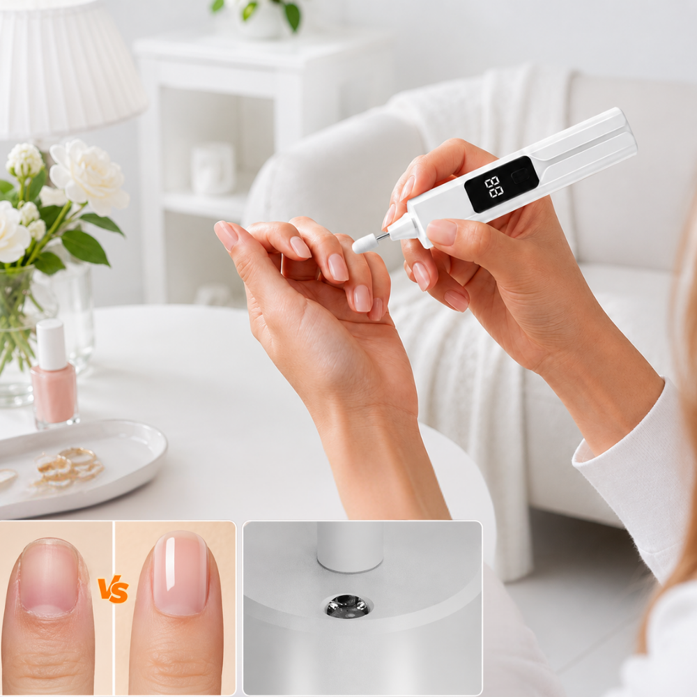 Electric Manicure Pen – Files & Buffs Your Nails Quietly