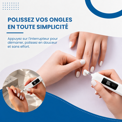 Electric Manicure Pen – Files & Buffs Your Nails Quietly