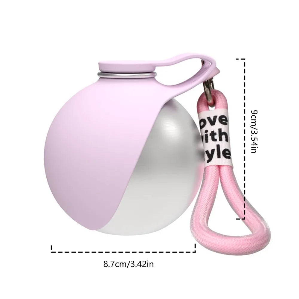 Portable Dog Water Bottle with Built-In Bowl