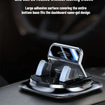 2026 New Car Phone Mount Anti Slip Silicone Dashboard Phone Holder 360-Degree Free Rotation Universal Head-Up Navigation Holder