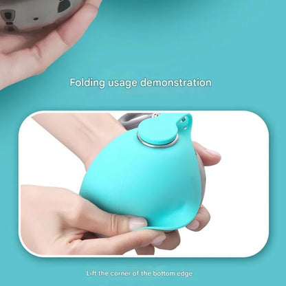 Portable Dog Water Bottle with Built-In Bowl
