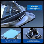 2026 New Car Phone Mount Anti Slip Silicone Dashboard Phone Holder 360-Degree Free Rotation Universal Head-Up Navigation Holder