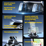 2026 New Car Phone Mount Anti Slip Silicone Dashboard Phone Holder 360-Degree Free Rotation Universal Head-Up Navigation Holder