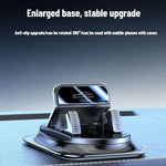 2026 New Car Phone Mount Anti Slip Silicone Dashboard Phone Holder 360-Degree Free Rotation Universal Head-Up Navigation Holder