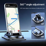 2026 New Car Phone Mount Anti Slip Silicone Dashboard Phone Holder 360-Degree Free Rotation Universal Head-Up Navigation Holder