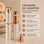 SilkGlide Pro™ – Épilateur visage 2-en-1 pour une peau lisse et douce