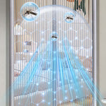 Porte moustiquaire magnétique renforcée – Installation rapide sans perçage, anti-insectes et passage mains libres – Compatible avec portes jusqu’à 210 cm 🚪