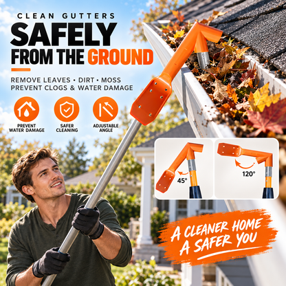 Gutter Cleaner From the Ground – No More Ladder