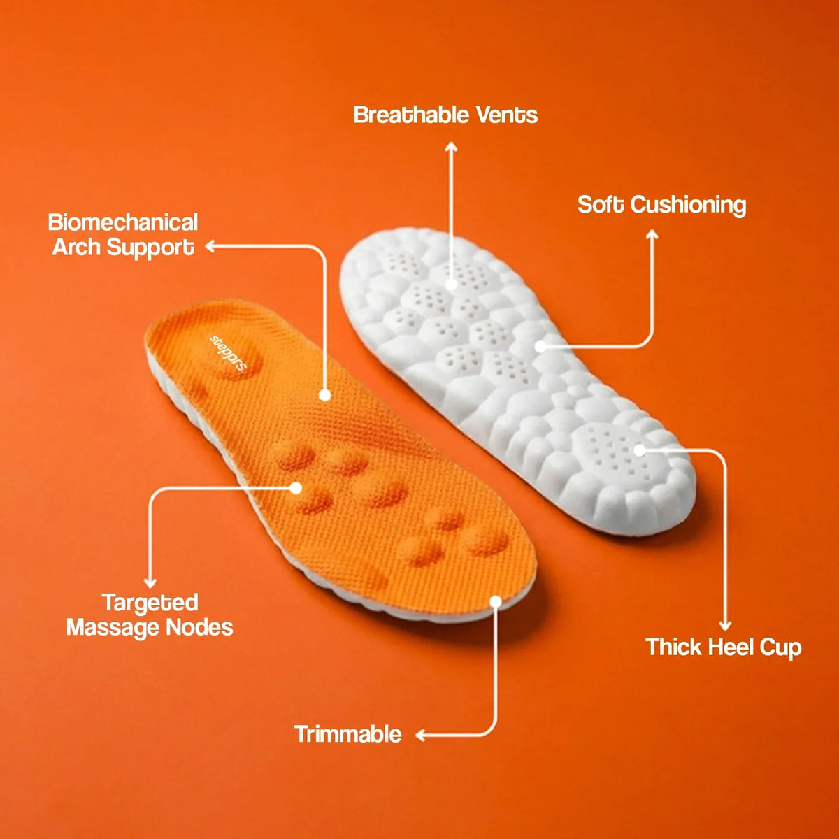 Massage insoles features